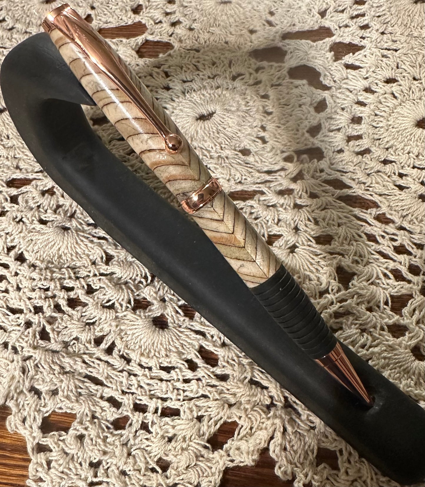 Comfort Grip Twist Pen, made from LVL, copper