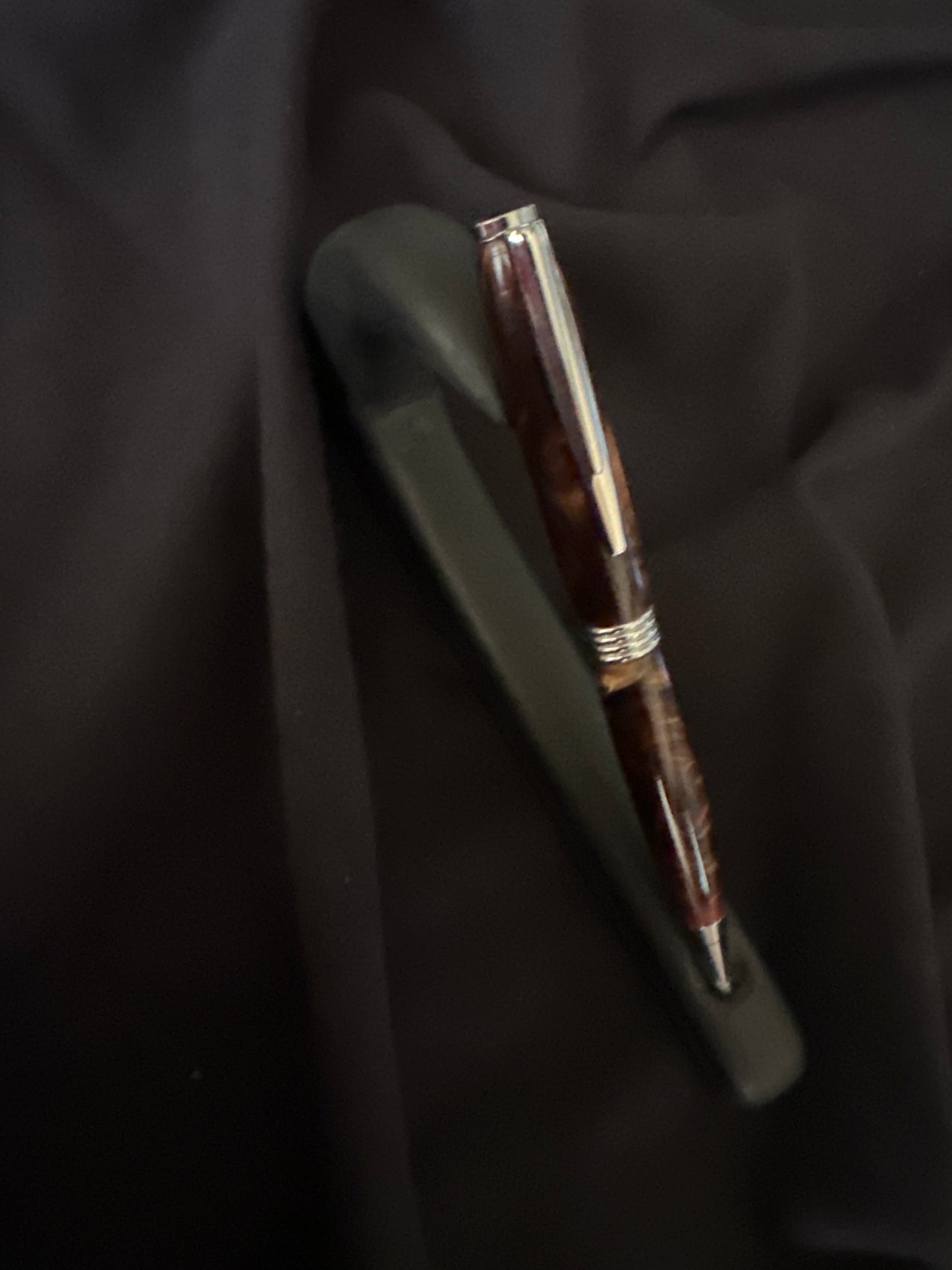 Trimline Twist Pen, brown dream, chrome
